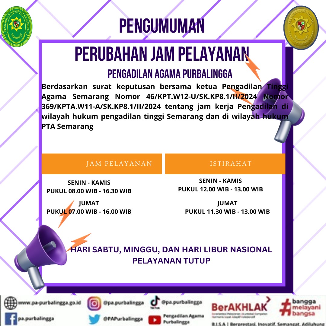 Jam Pelayanan Informasi